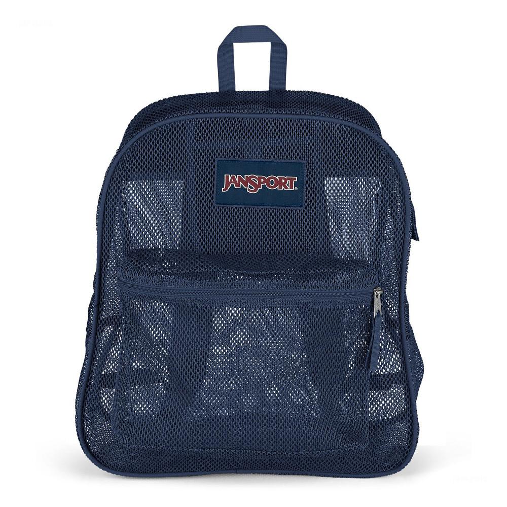 Navy JanSport Mesh Pack School Backpacks | MY_JS429