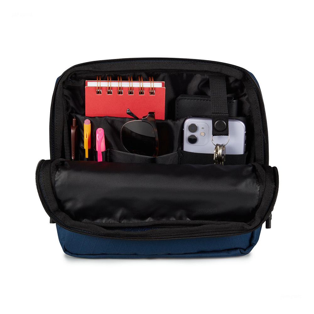 Navy JanSport Pro Crossbody Bags | MY_JS498