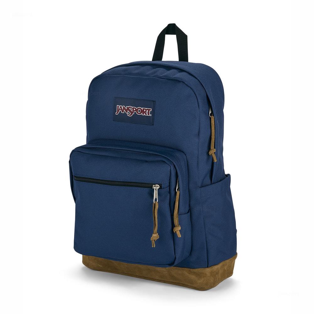 Navy JanSport Right Pack Laptop Backpacks | MY_JS161
