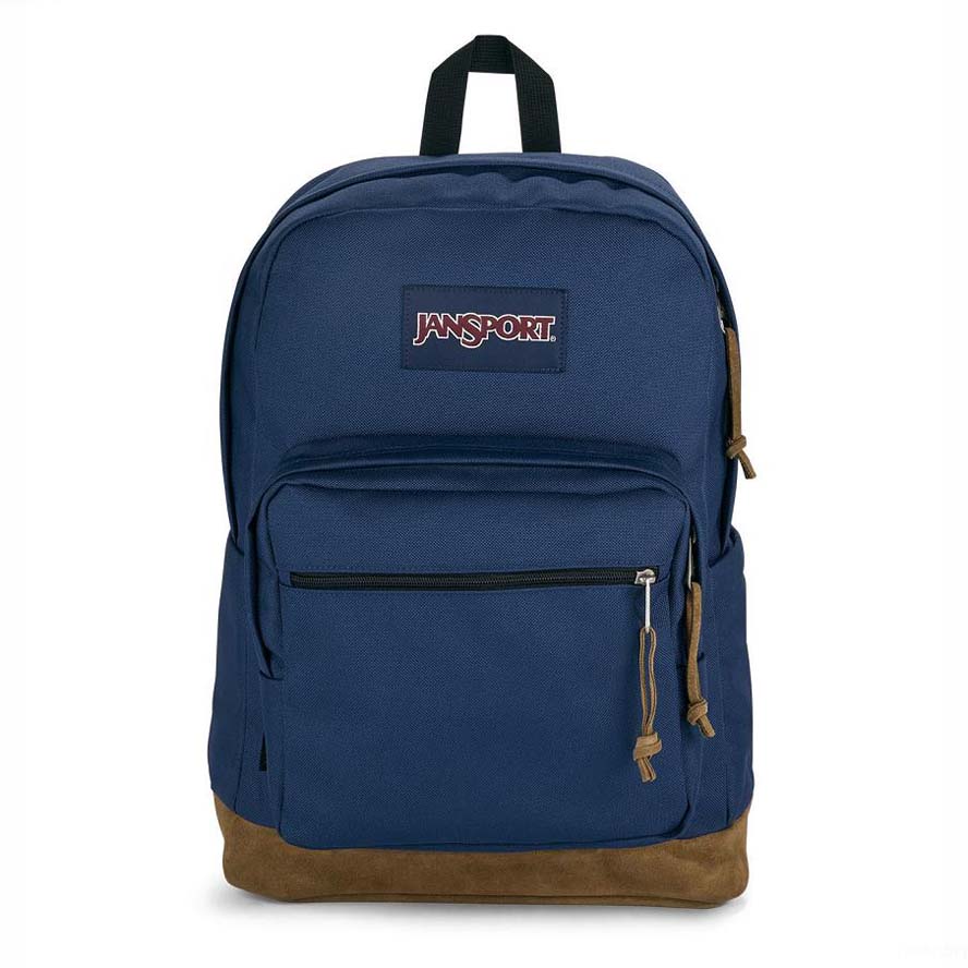 Navy JanSport Right Pack Laptop Backpacks | MY_JS161