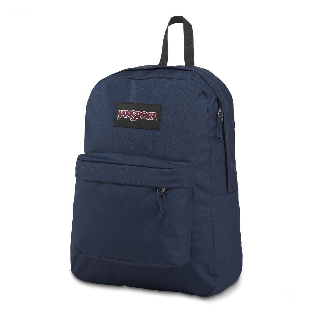 Navy JanSport SuperBreak® Plus School Backpacks | MY_JS330