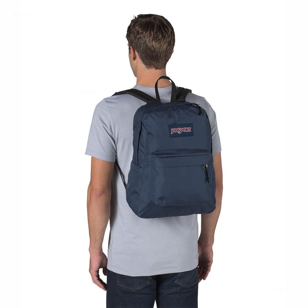 Navy JanSport SuperBreak® School Backpacks | MY_JS582