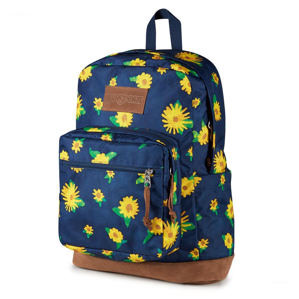 Navy / Yellow JanSport Right Pack School Backpacks | MY_JS471