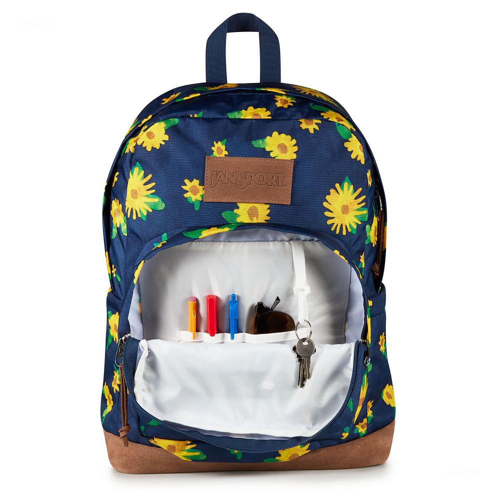 Navy / Yellow JanSport Right Pack School Backpacks | MY_JS471