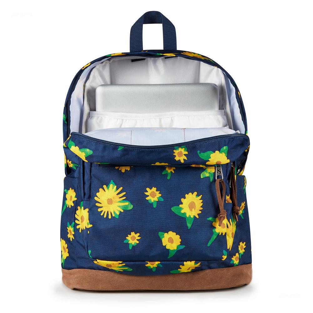 Navy / Yellow JanSport Right Pack School Backpacks | MY_JS471