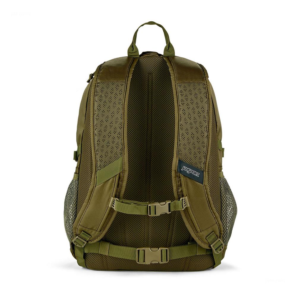 Olive JanSport Agave Work Backpacks | MY_JS254