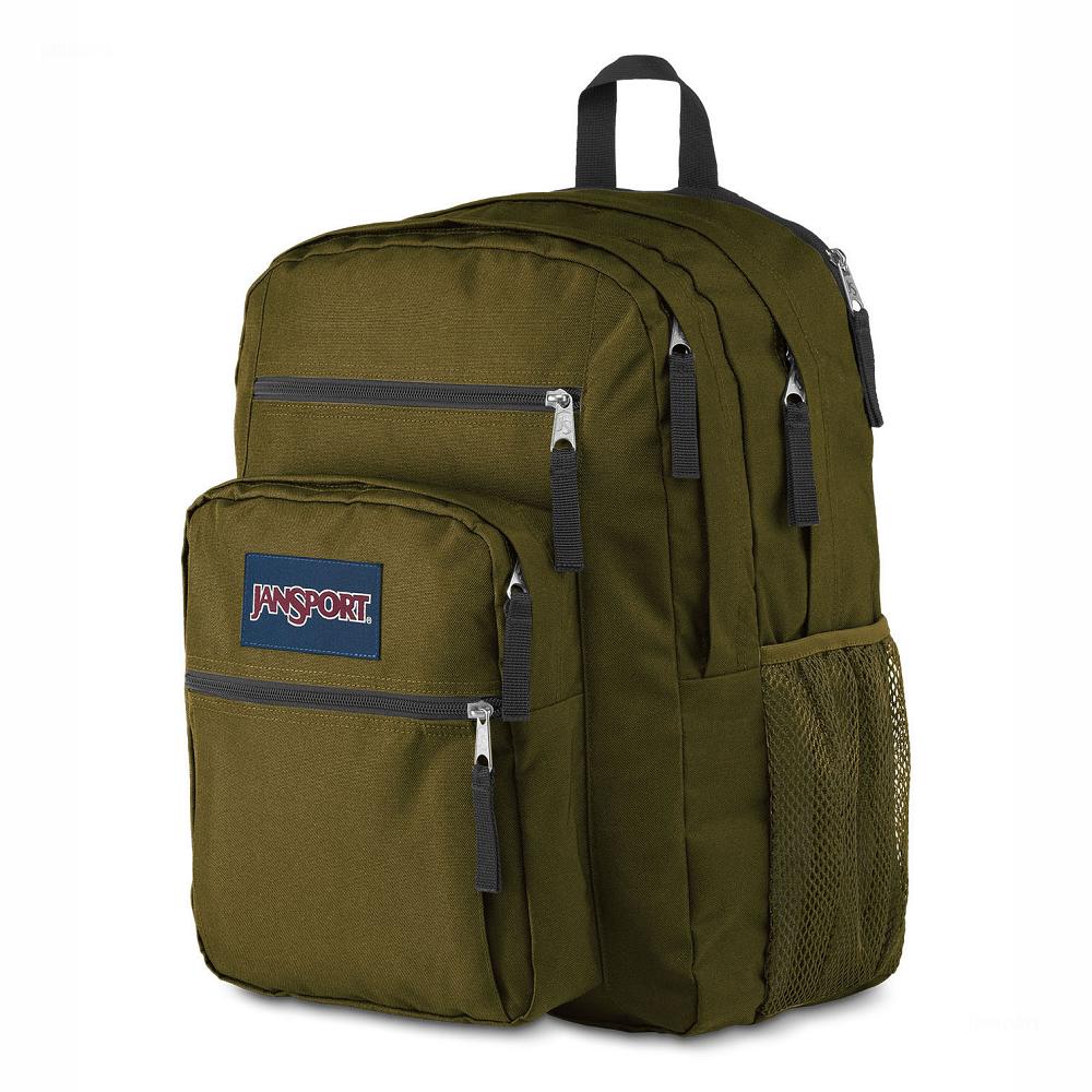 Olive JanSport BIG STUDENT Laptop Backpacks | MY_JS072