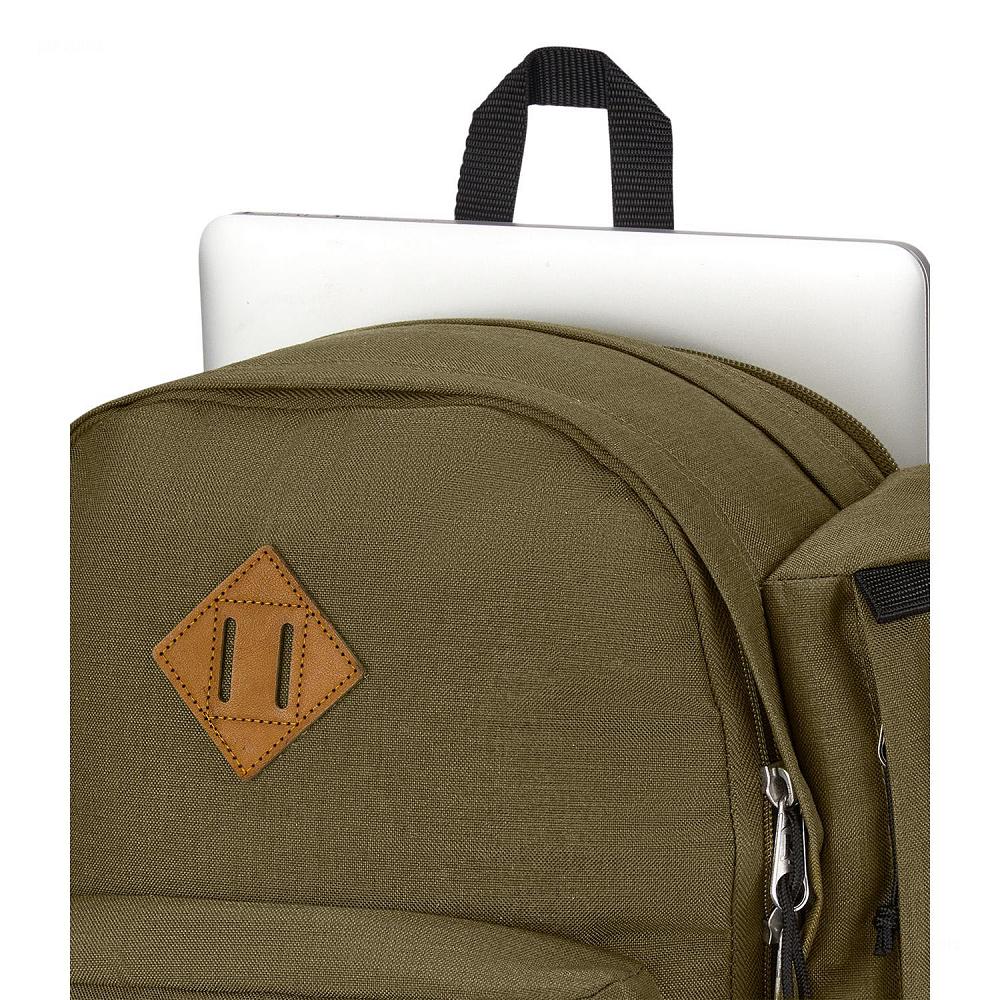 Olive JanSport Field Pack School Backpacks | MY_JS246