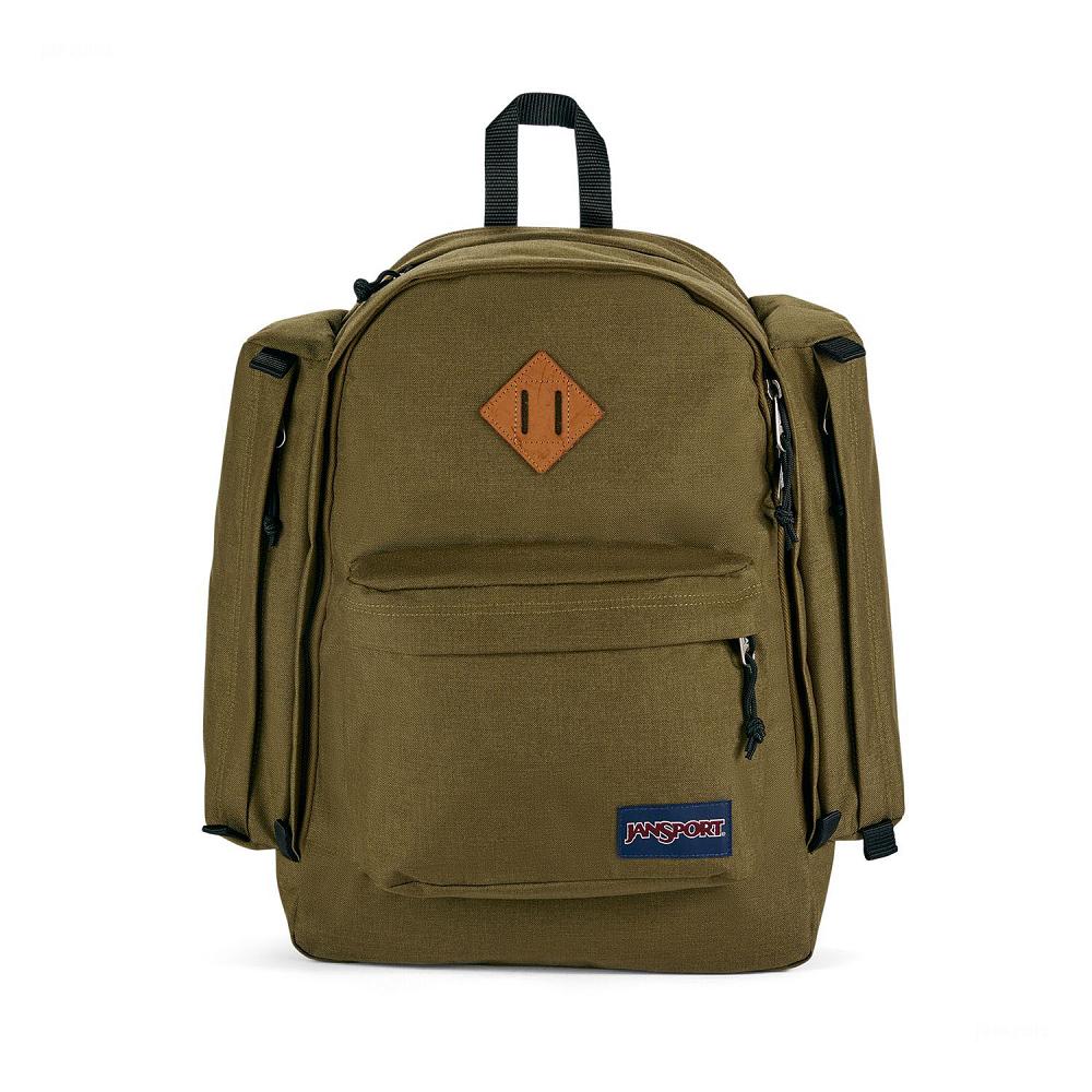 Olive JanSport Field Pack School Backpacks | MY_JS246