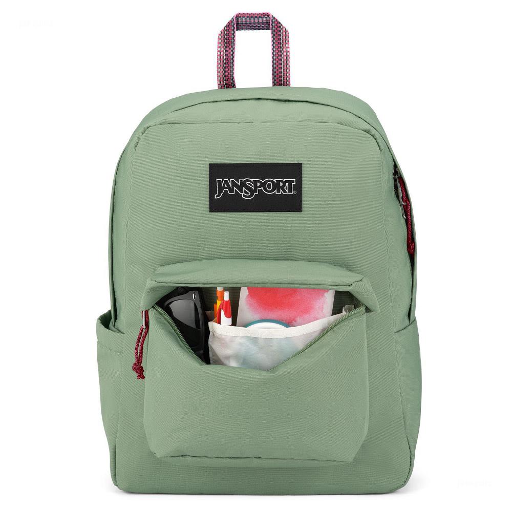 Olive JanSport Restore Pack School Backpacks | MY_JS340