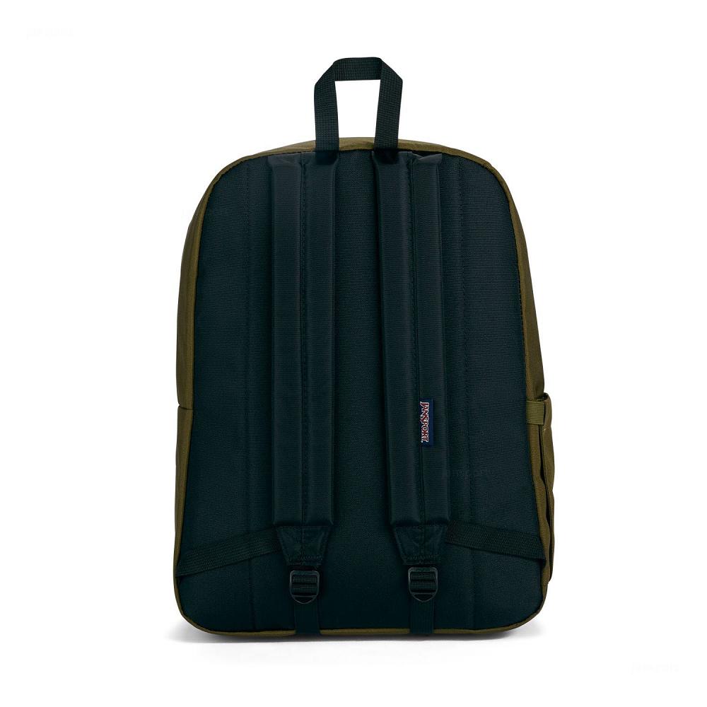 Olive JanSport SuperBreak® Plus School Backpacks | MY_JS481