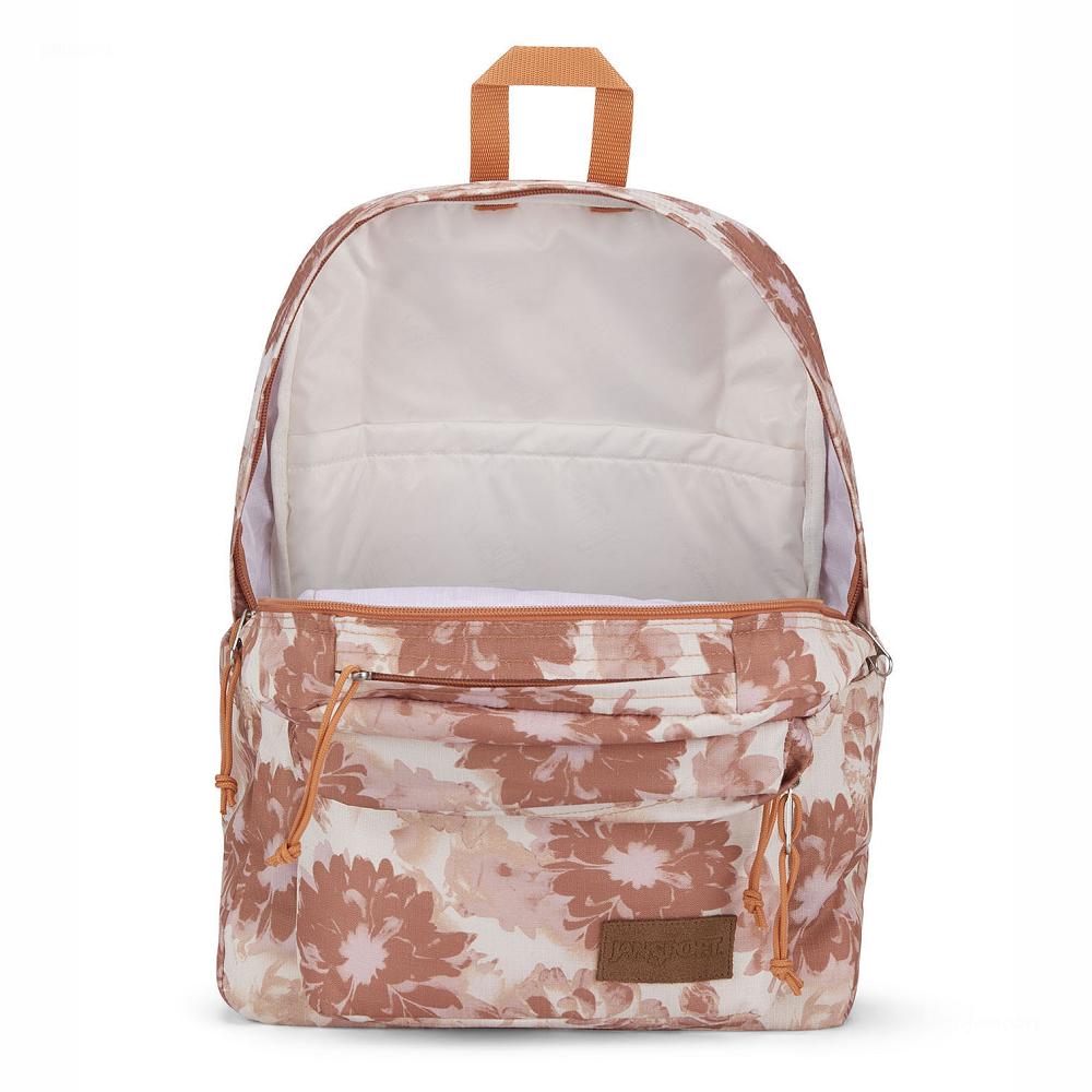 Orange JanSport Double Break Laptop Backpacks | MY_JS081