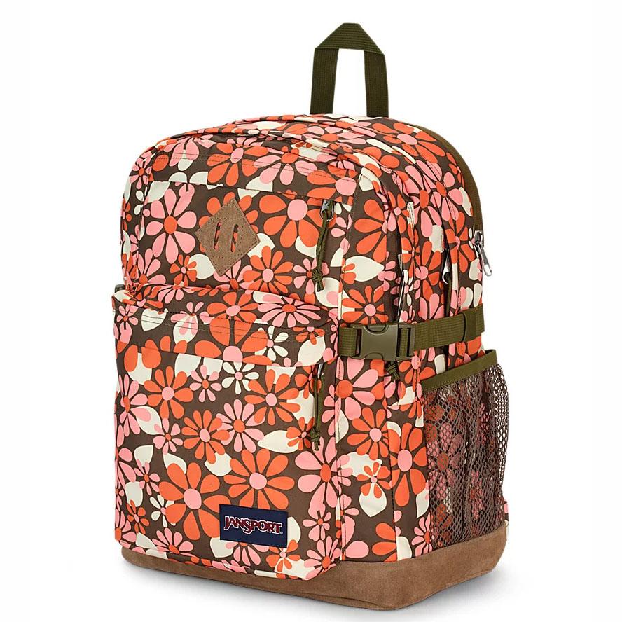 Orange JanSport SUEDE CAMPUS School Backpacks | MY_JS554