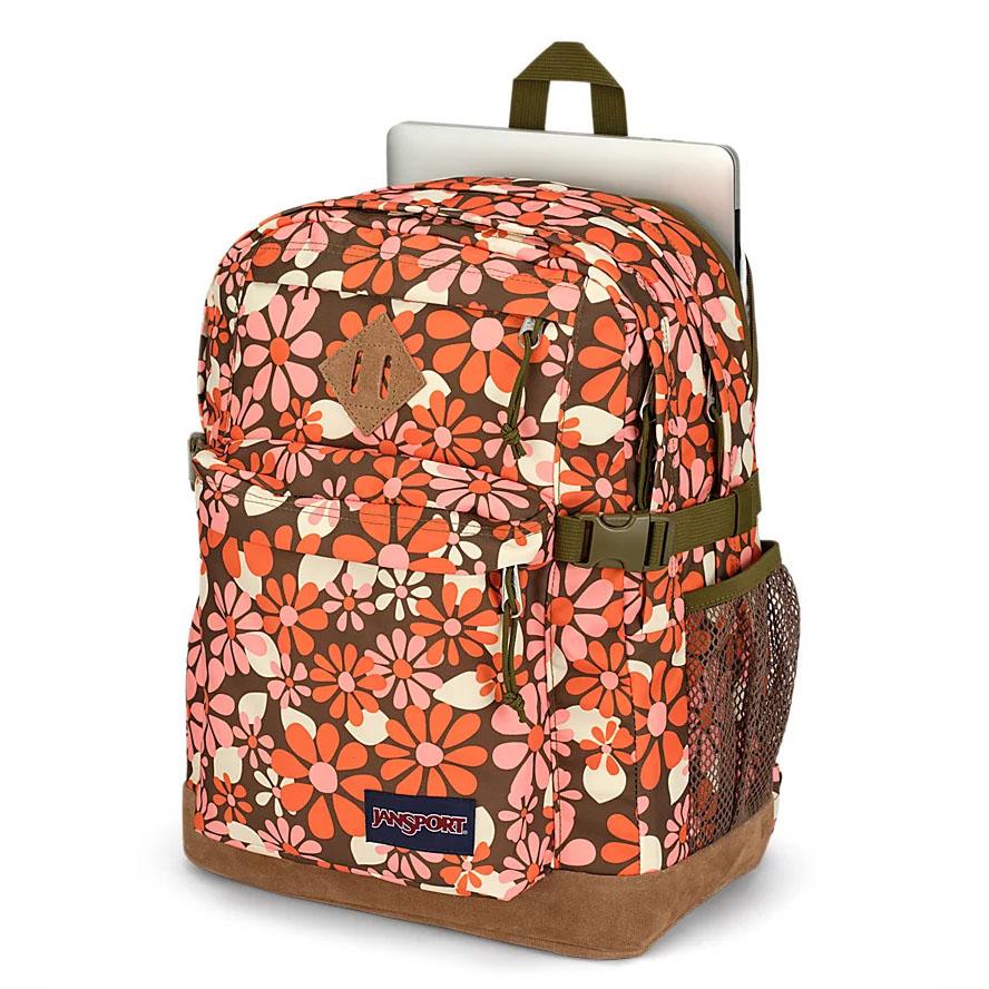 Orange JanSport SUEDE CAMPUS School Backpacks | MY_JS554