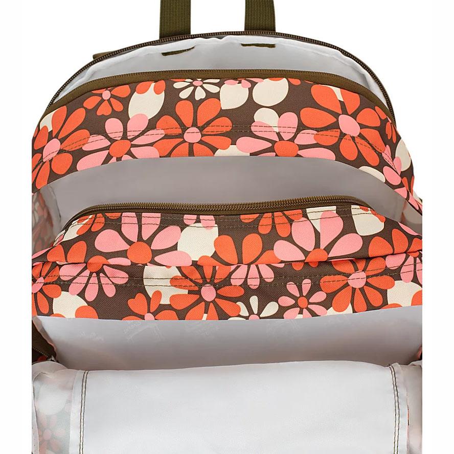 Orange JanSport SUEDE CAMPUS School Backpacks | MY_JS554