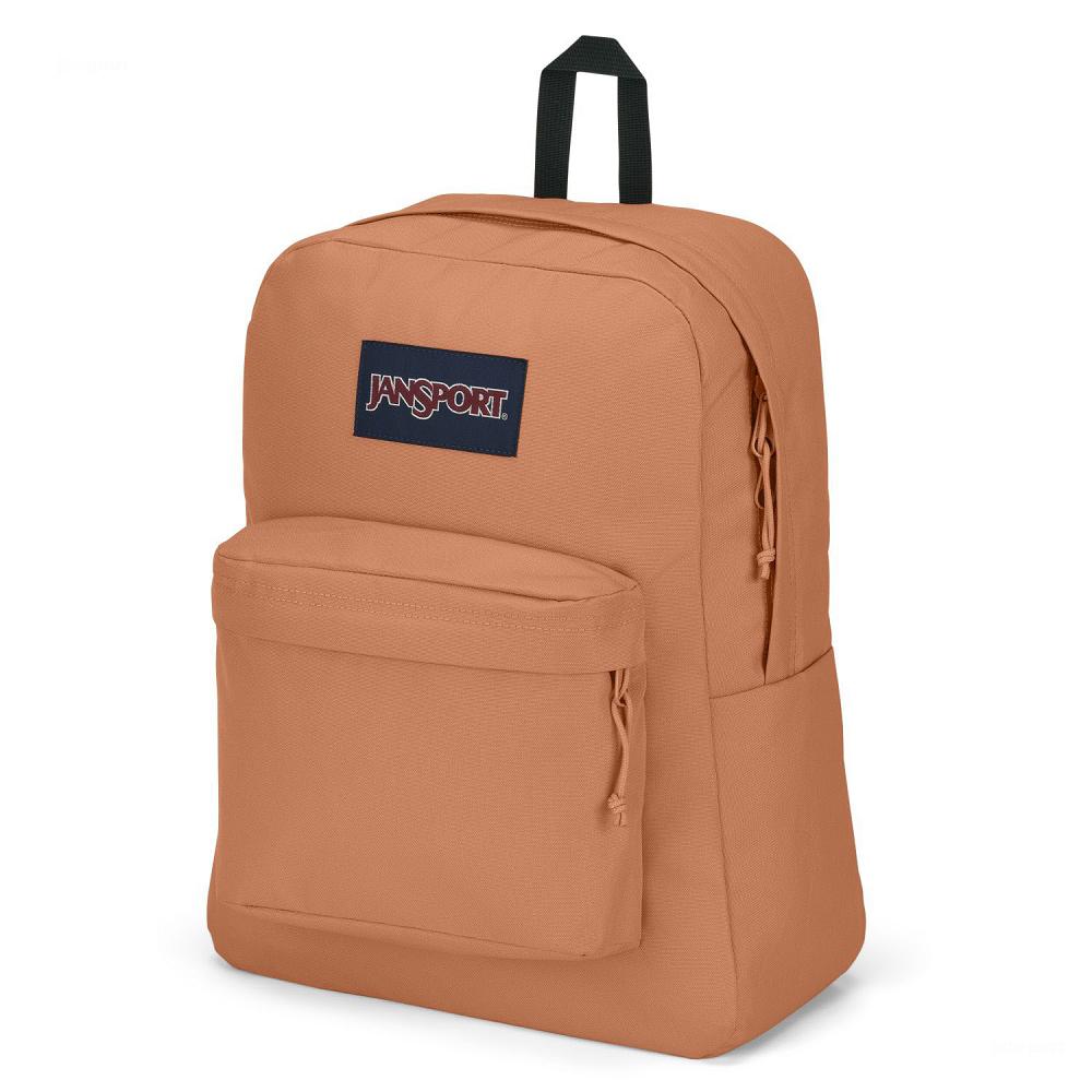 Orange JanSport SuperBreak® Plus School Backpacks | MY_JS513