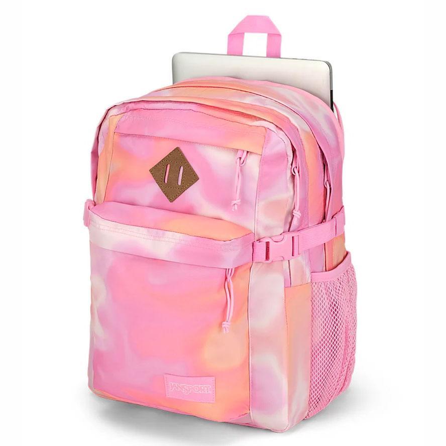 Pink JanSport Main Campus Laptop Backpacks | MY_JS545