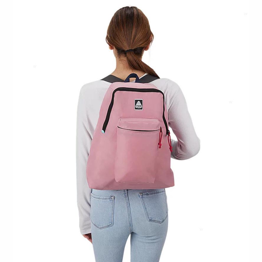 Pink JanSport SKI N HIKE School Backpacks | MY_JS406