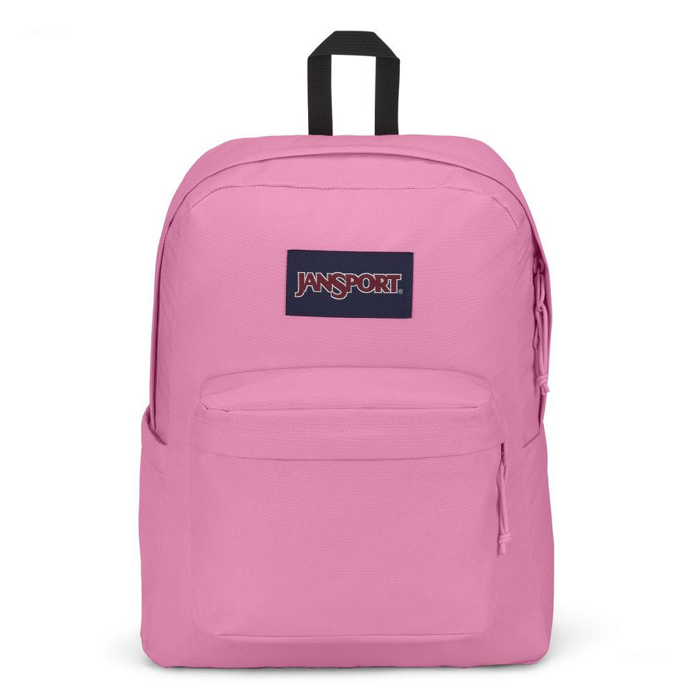 Pink JanSport SuperBreak® Plus School Backpacks | MY_JS199