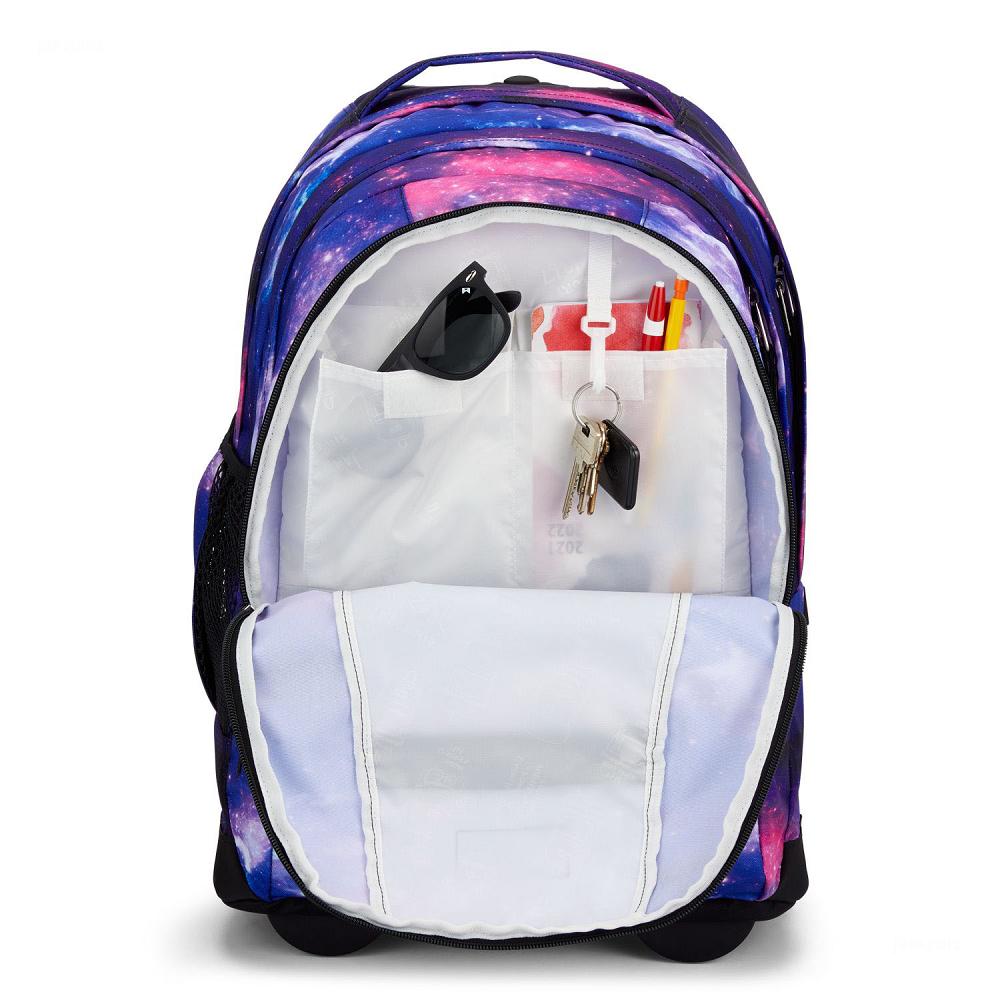 Purple / Blue JanSport Driver 8 Rolling Backpacks | MY_JS015