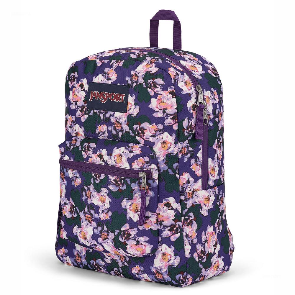 Purple JanSport CROSS TOWN School Backpacks | MY_JS082