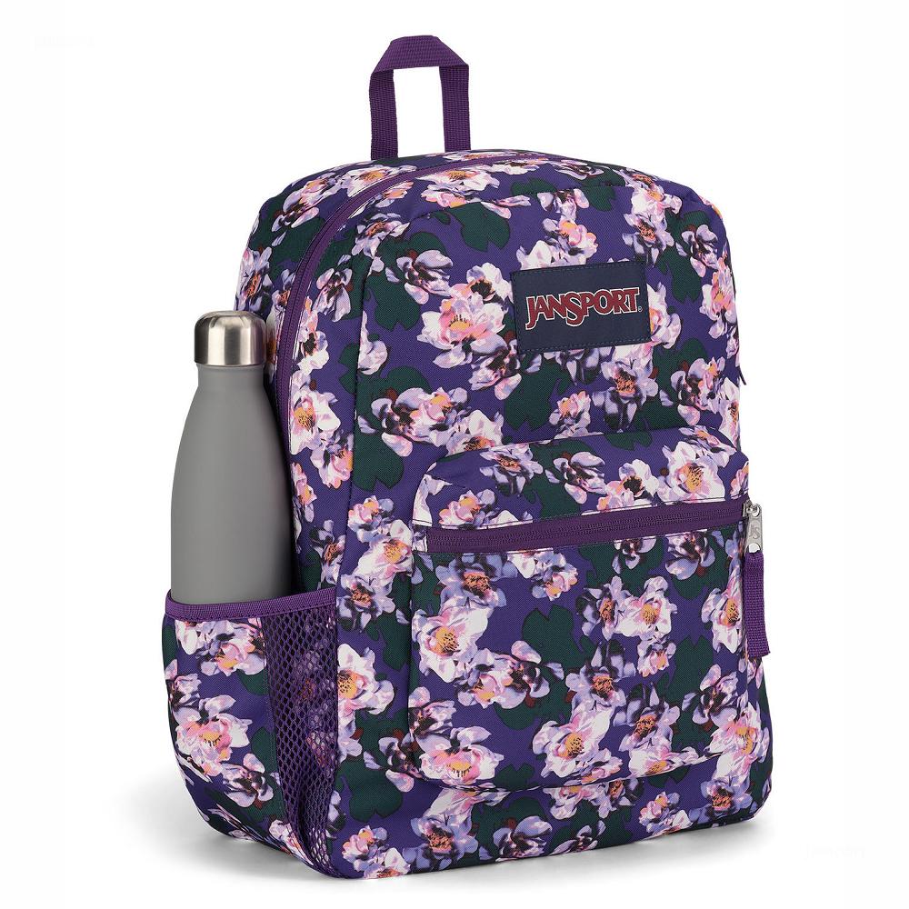 Purple JanSport CROSS TOWN School Backpacks | MY_JS082