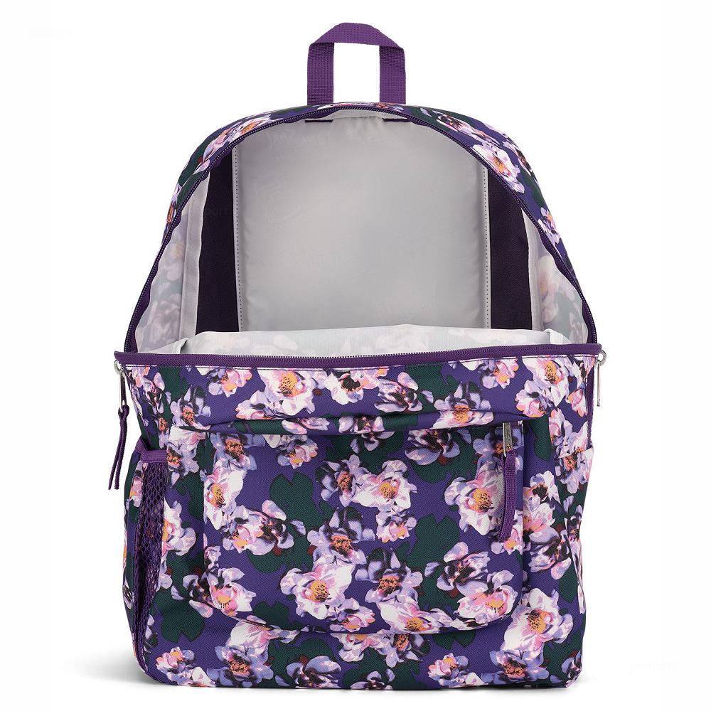 Purple JanSport CROSS TOWN School Backpacks | MY_JS082