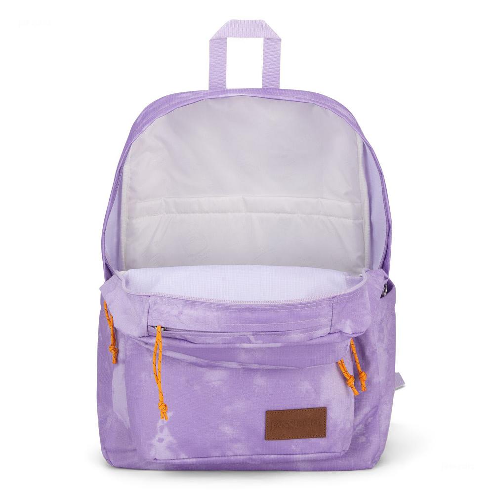 Purple JanSport Double Break Laptop Backpacks | MY_JS016