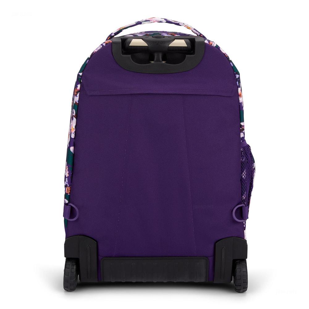 Purple JanSport Driver 8 Rolling Work Backpacks | MY_JS151