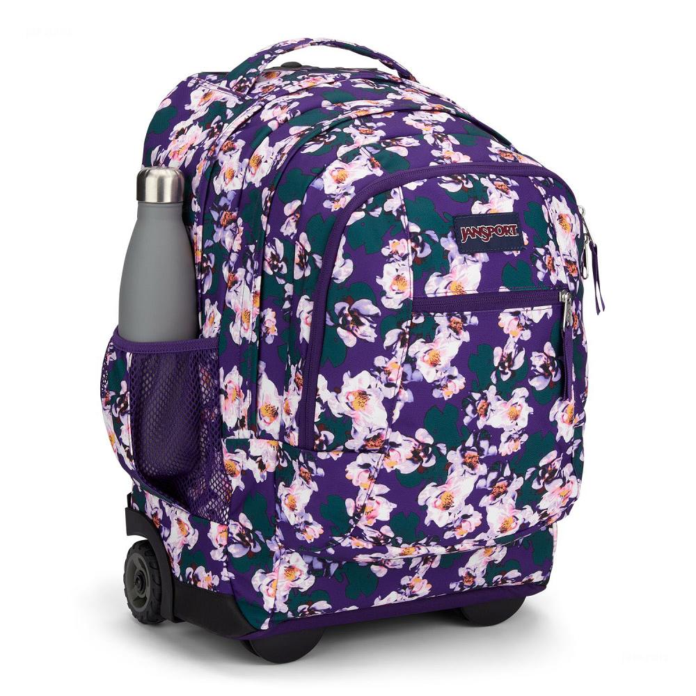 Purple JanSport Driver 8 Rolling Work Backpacks | MY_JS151