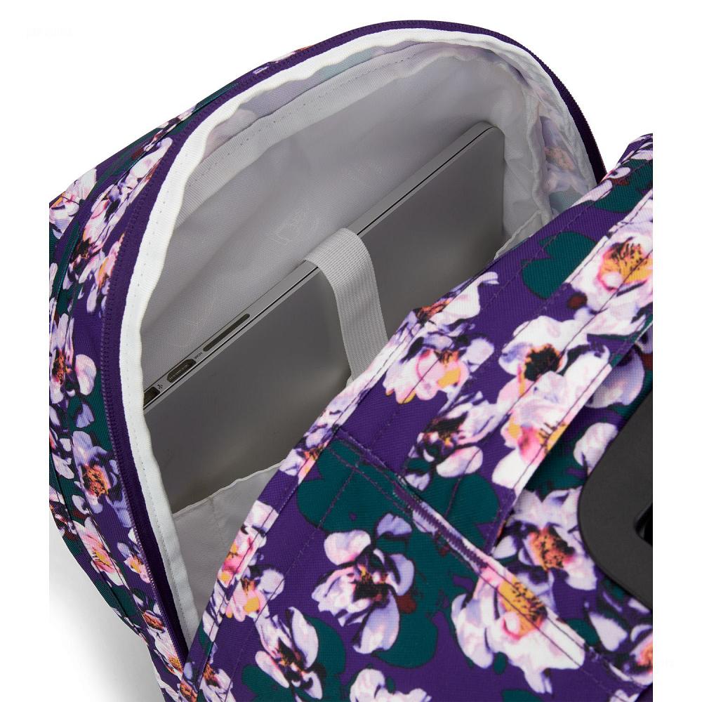 Purple JanSport Driver 8 Rolling Work Backpacks | MY_JS151