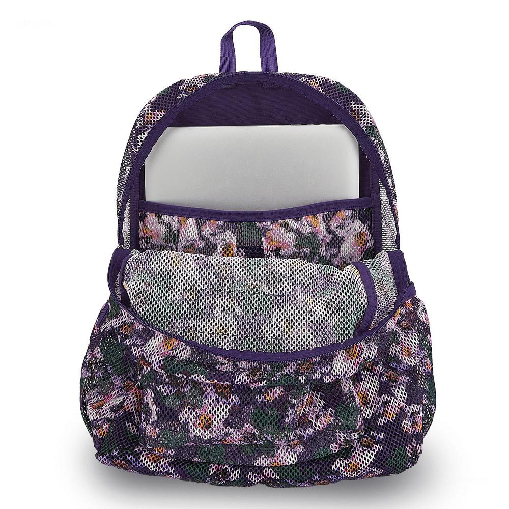 Purple JanSport ECO MESH PACK Laptop Backpacks | MY_JS240
