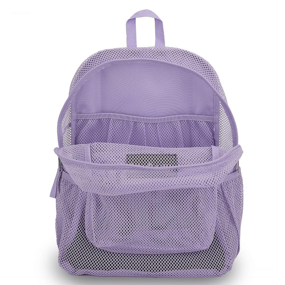 Purple JanSport ECO MESH PACK School Backpacks | MY_JS462