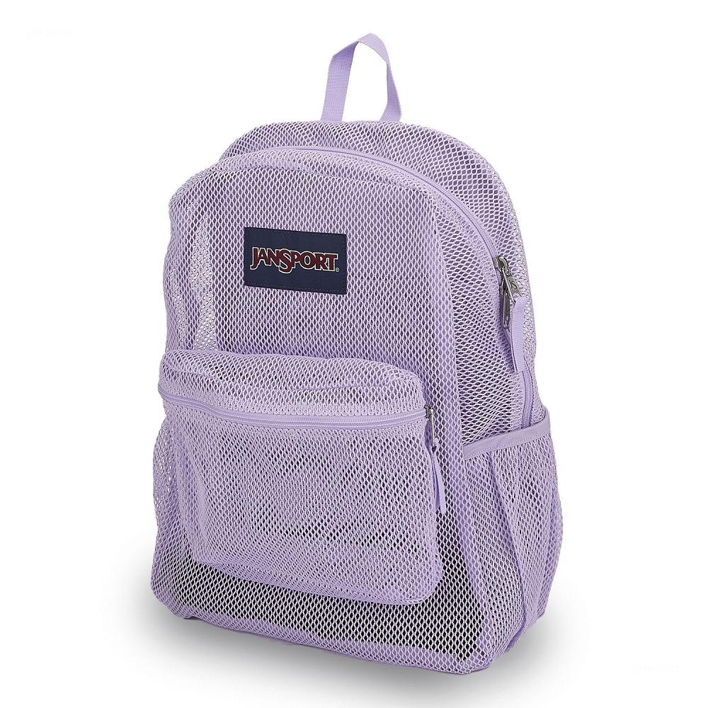 Purple JanSport ECO MESH PACK School Backpacks | MY_JS462