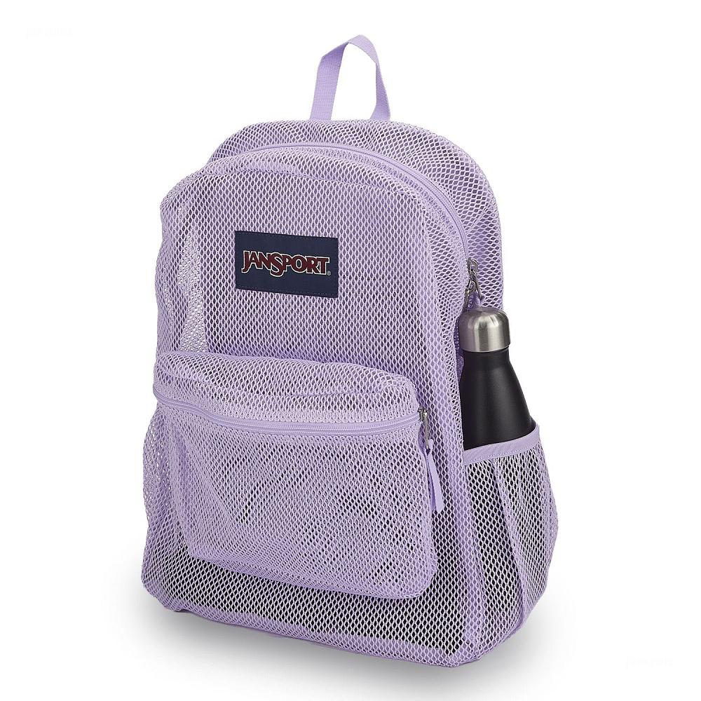 Purple JanSport ECO MESH PACK School Backpacks | MY_JS462
