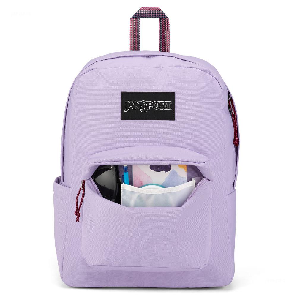 Purple JanSport Restore Pack Laptop Backpacks | MY_JS579