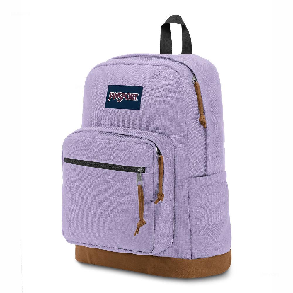 Purple JanSport Right Pack Laptop Backpacks | MY_JS232