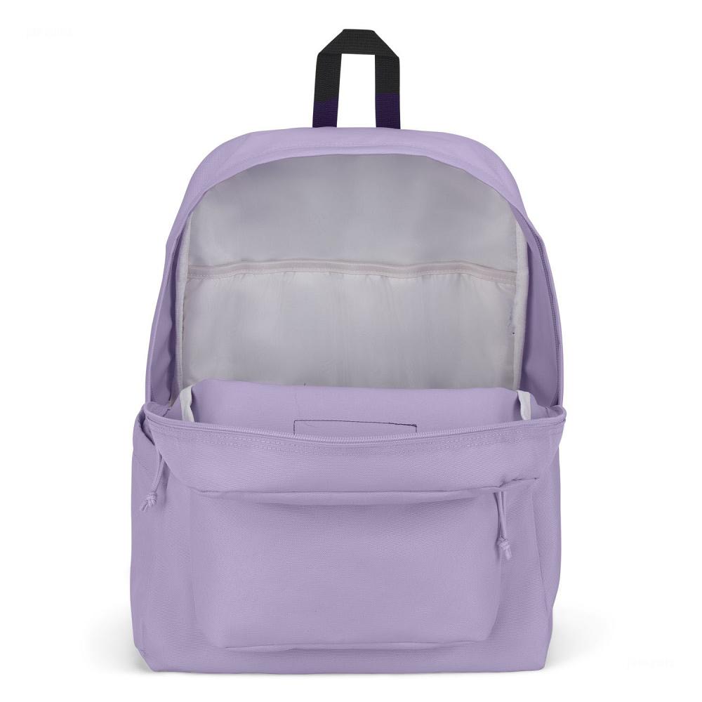 Purple JanSport SuperBreak® Plus School Backpacks | MY_JS06B