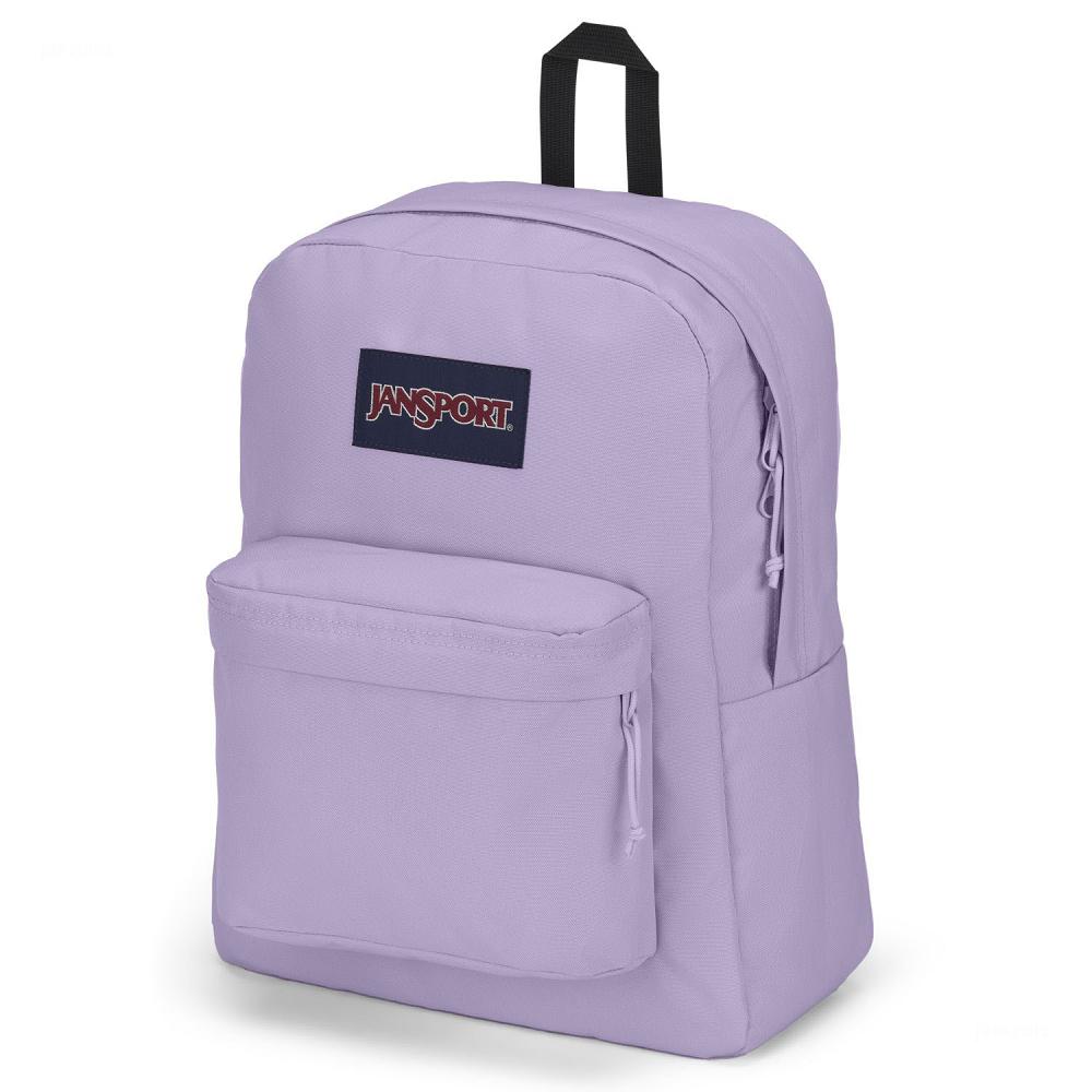 Purple JanSport SuperBreak® Plus School Backpacks | MY_JS06B