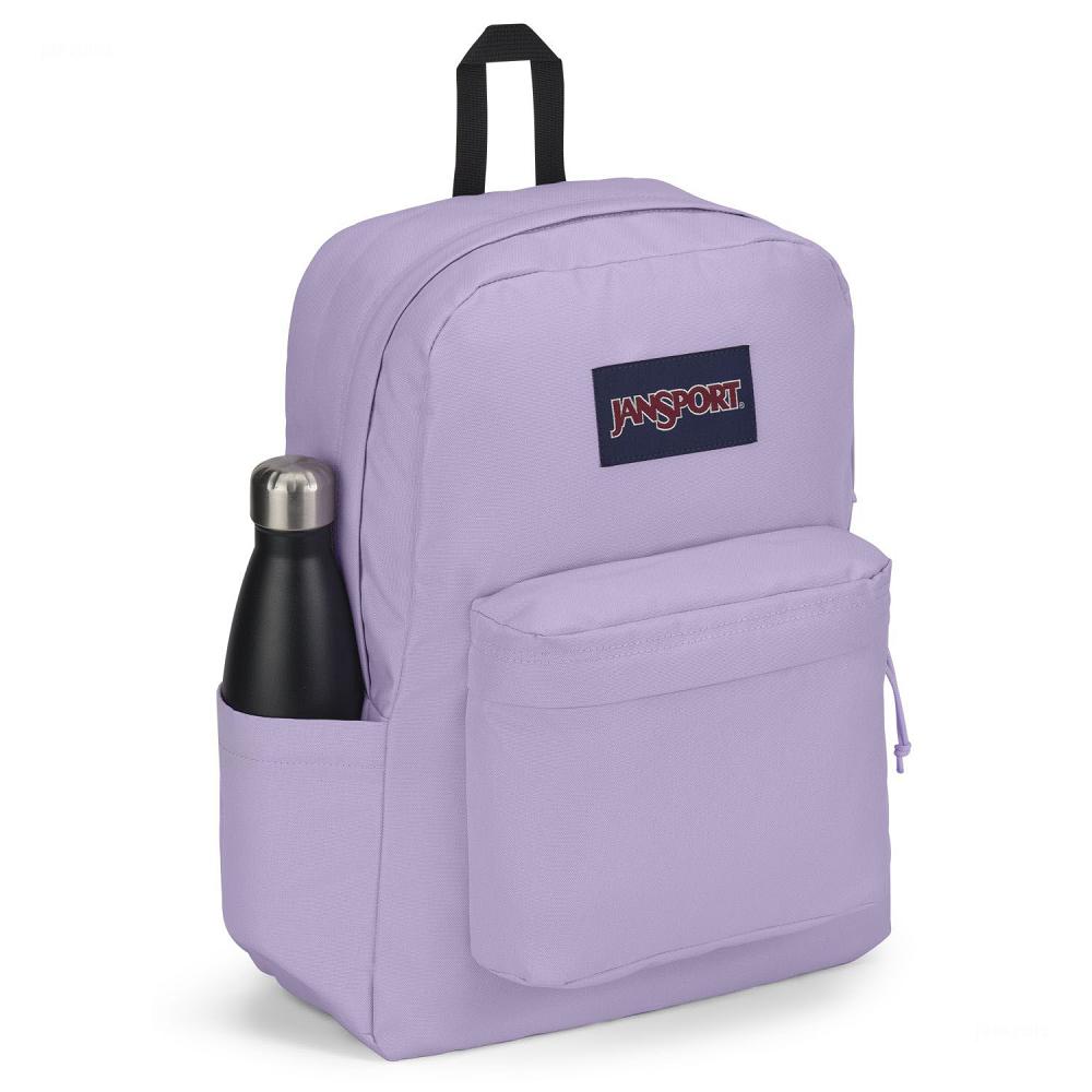 Purple JanSport SuperBreak® Plus School Backpacks | MY_JS06B