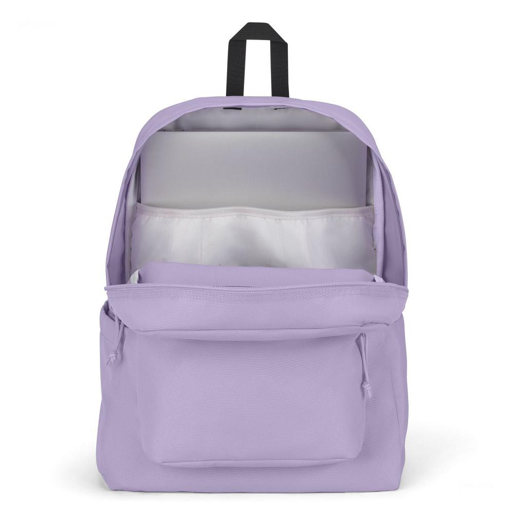 Purple JanSport SuperBreak® Plus School Backpacks | MY_JS06B