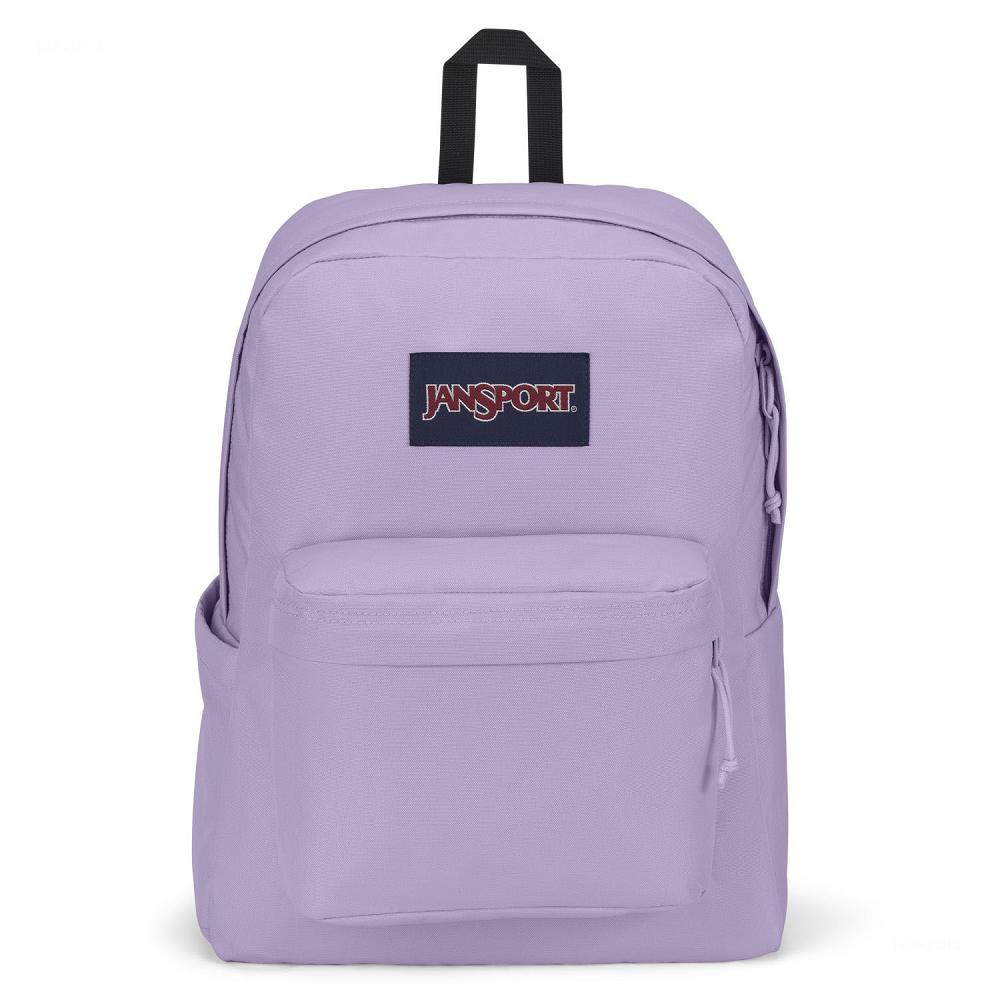Purple JanSport SuperBreak® Plus School Backpacks | MY_JS06B