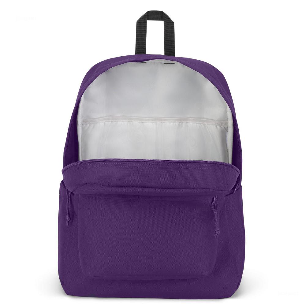 Purple JanSport SuperBreak® Plus School Backpacks | MY_JS454
