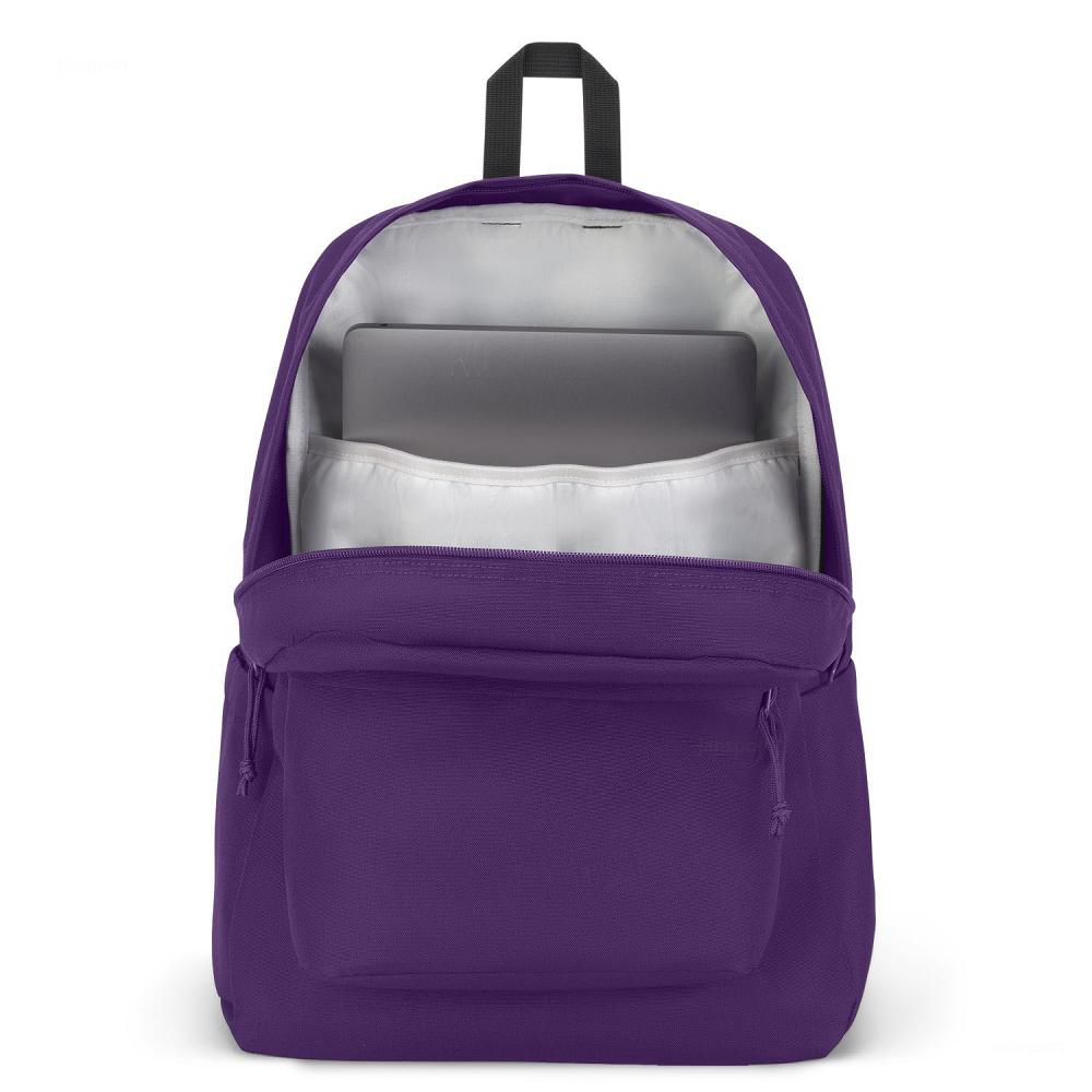 Purple JanSport SuperBreak® Plus School Backpacks | MY_JS454