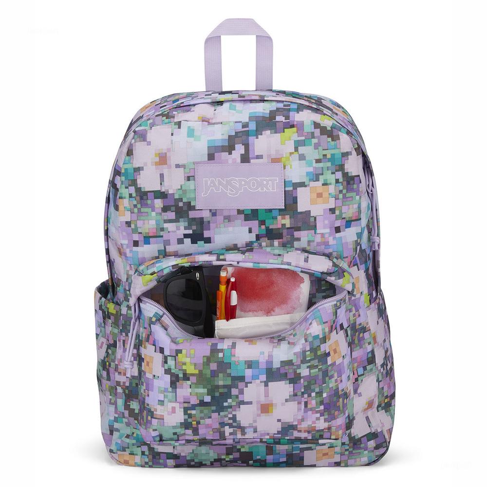 Purple JanSport SuperBreak® Plus School Backpacks | MY_JS568
