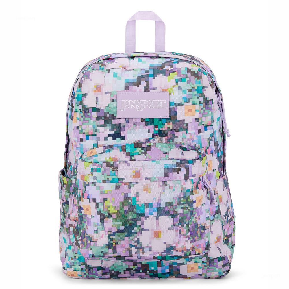Purple JanSport SuperBreak® Plus School Backpacks | MY_JS568