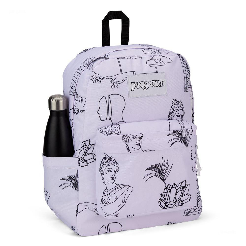 Purple JanSport SuperBreak® School Backpacks | MY_JS172