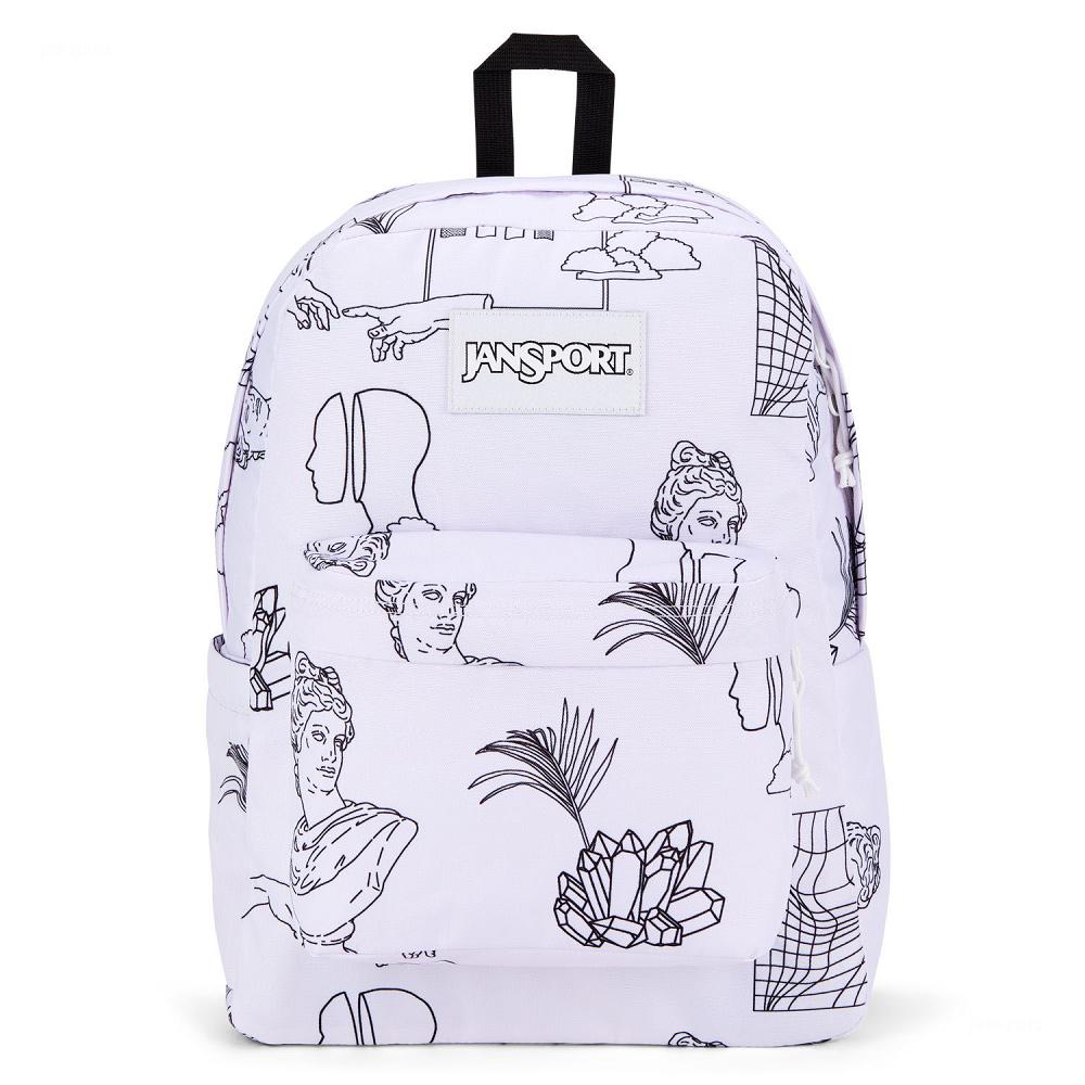 Purple JanSport SuperBreak® School Backpacks | MY_JS172