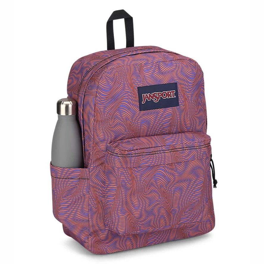 Purple / Orange JanSport SuperBreak® Plus School Backpacks | MY_JS342