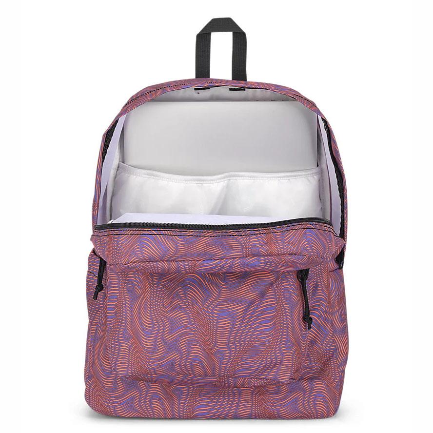 Purple / Orange JanSport SuperBreak® Plus School Backpacks | MY_JS342